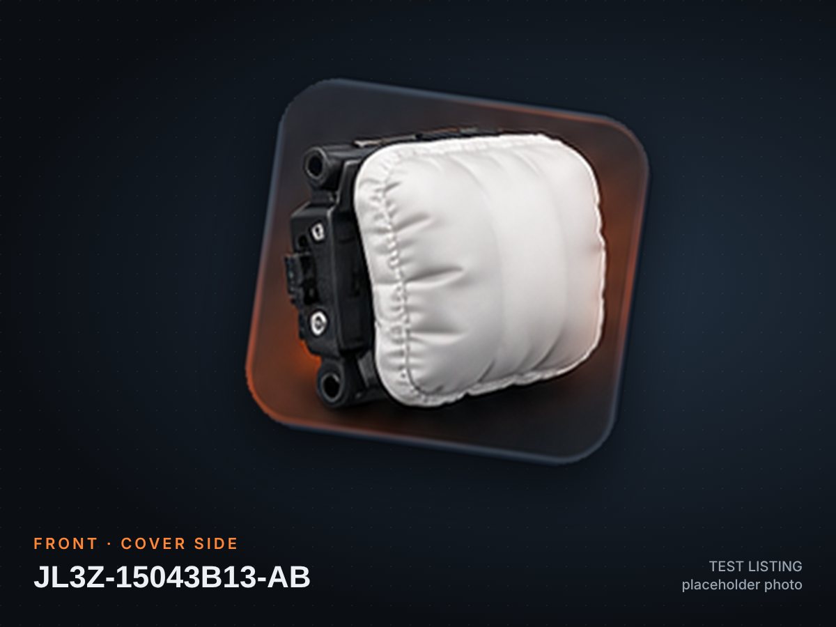 2018 Ford F-150 Driver Airbag OEM JL3Z-15043B13-AB Black